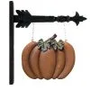 K&K Interiors 10" Orange Pumpkin Hanging Figure 2 K&K Interiors 10" Orange Pumpkin Hanging Figure -Skeletons And Skulls Sales Shop 10 orange pumpkin arrow figure
