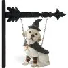 K&K Interiors Dog With Witch Hat 11.5" Figure 1 K&K Interiors Dog With Witch Hat 11.5" Figure -Skeletons And Skulls Sales Shop 11 5 dog w witch hat figure