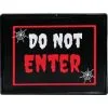 Fun World Neon Light Do Not Enter 11" Sign -Skeletons And Skulls Sales Shop 11 inch neon light do not enter sign