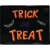 Fun World 11-in Neon Light Trick Or Treat Sign
