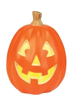 Seasons (HK) Ltd. Large Realistic 12" Light Up Pumpkin Decoration