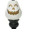 Transpac Light Up White Pedestal Pumpkin