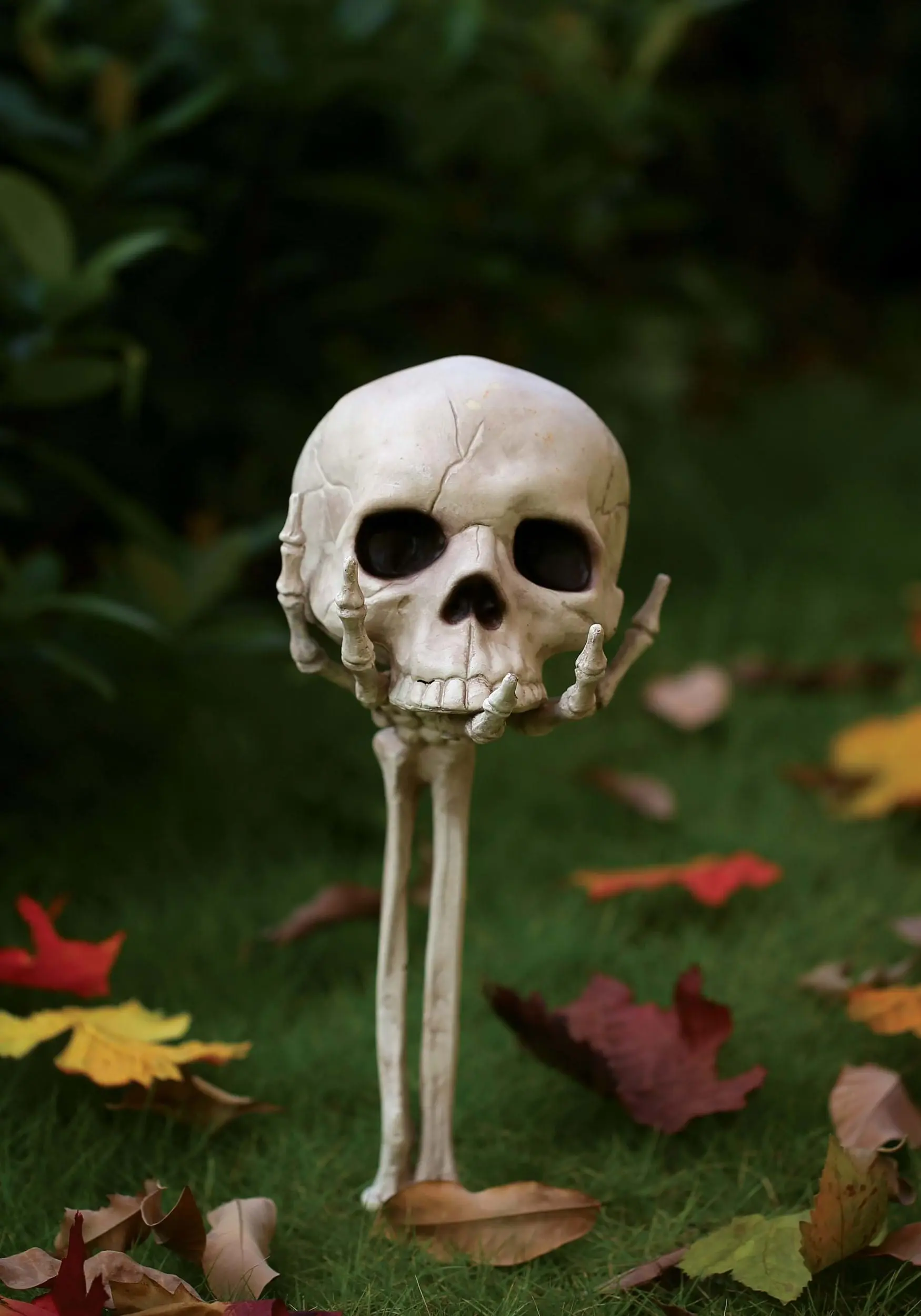 Seasons (HK) Ltd. Skull In Hand Stake 14.5 Inch Decoration 3 Seasons (HK) Ltd. Skull In Hand Stake 14.5 Inch Decoration