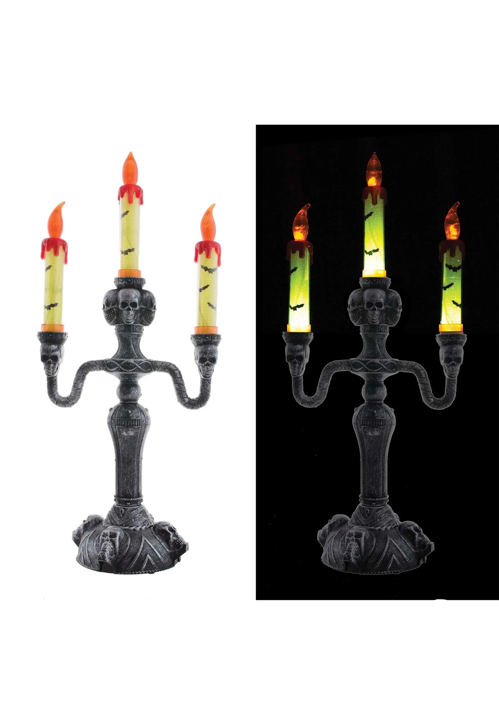 Funny Fashions 16-Inch Light Up Candelabra Prop 3 Funny Fashions 16-Inch Light Up Candelabra Prop