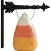 K&K Interiors 15 Inch Candy Corn Arrow Figure -Skeletons And Skulls Sales Shop 15 inch wood candy corn arrow figure