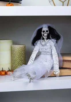 Aroma 16-Inch Skeleton Dressed Bride Halloween Decoration -Skeletons And Skulls Sales Shop 16 skeleton dressed bride alt 4