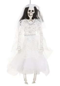 Aroma 16-Inch Skeleton Dressed Bride Halloween Decoration -Skeletons And Skulls Sales Shop 16 skeleton dressed bride alt 5