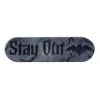 Forum Novelties, Inc 18" Stay Out Foam Sign Decoration -Skeletons And Skulls Sales Shop 18 stay out foam sign decoration