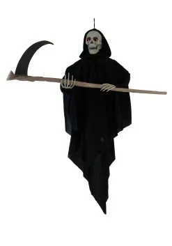 Sunstar Industries Animated 3FT Reaper With Sickle Halloween Decoration