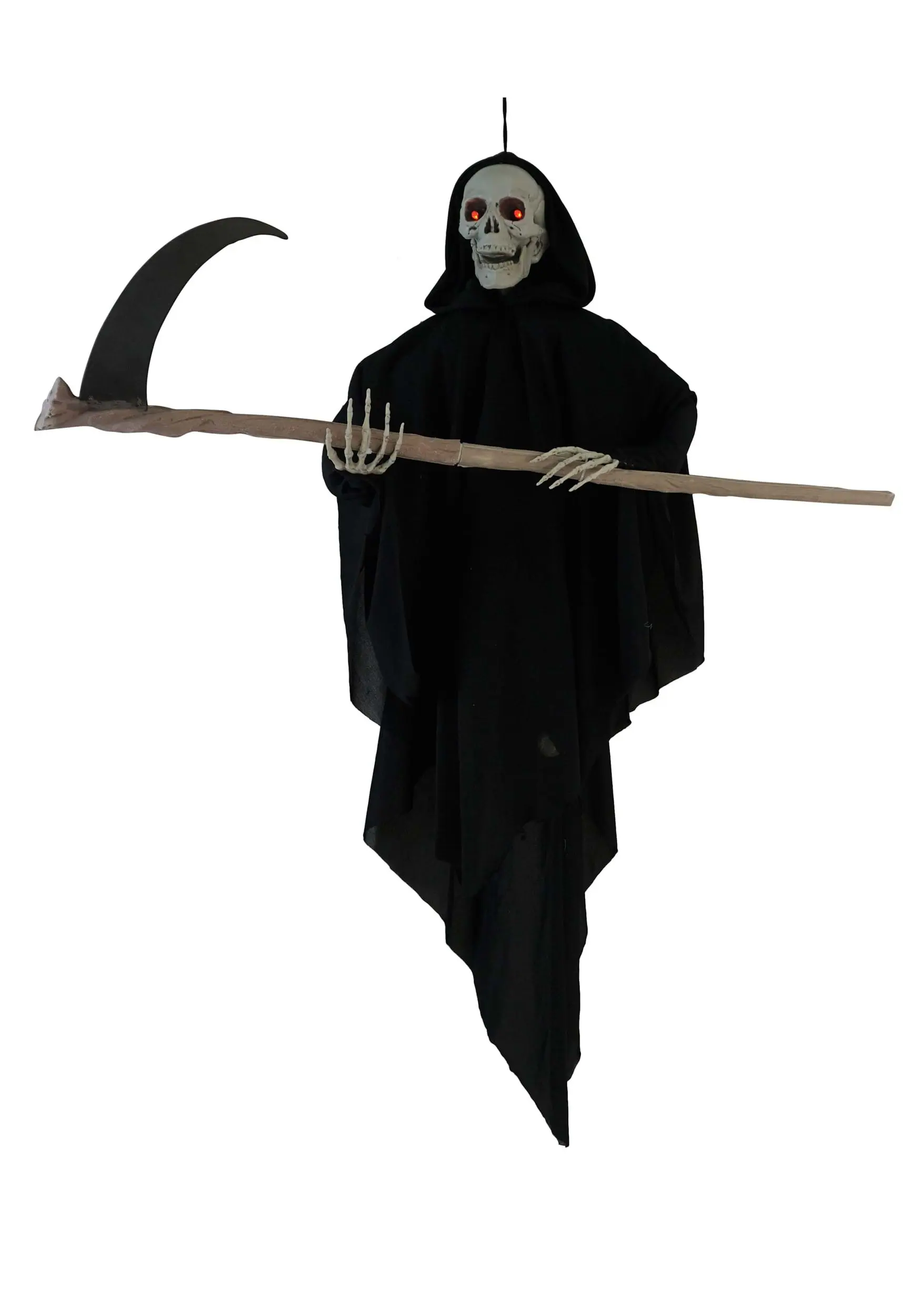 Sunstar Industries Animated 3FT Reaper With Sickle Halloween Decoration 3 Sunstar Industries Animated 3FT Reaper With Sickle Halloween Decoration