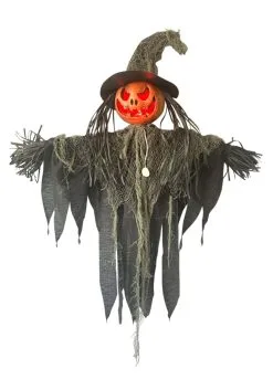 Sunstar Industries 3 FT Hanging Light Up Pumpkin Witch