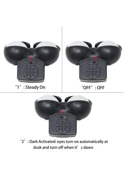 Joyin 3 Pack Dark-Activated Flashing Peeping Eyes Lights Set -Skeletons And Skulls Sales Shop 3 pack dark activated flashing peeping eyes lights alt 4