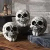 Aroma 3-Pack Of Large Skulls Table Decoration