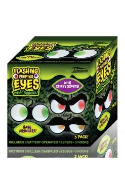 Joyin 3 Pack Sound-Activated Flashing Peeping Eyes Light Decoration 8 Joyin 3 Pack Sound-Activated Flashing Peeping Eyes Light Decoration -Skeletons And Skulls Sales Shop 3 pack sound activated flashing peeping eyes light alt 2