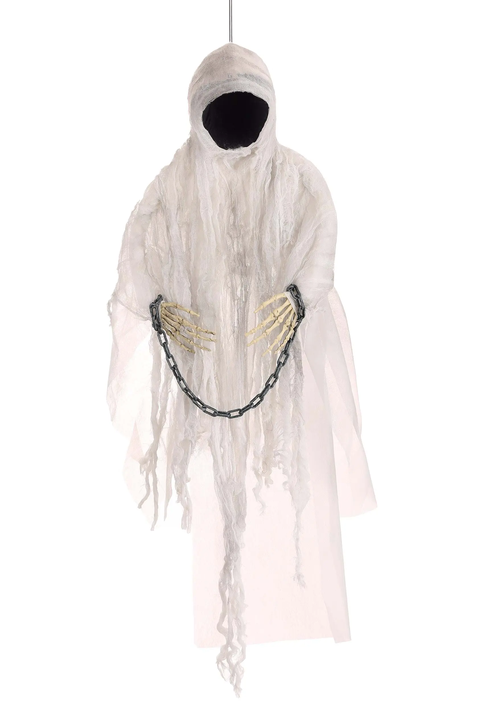 Aroma 3 Foot Hanging Faceless Ghost Prop Decoration 6 Aroma 3 Foot Hanging Faceless Ghost Prop Decoration - Image 4