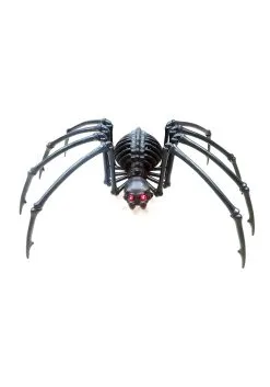 Seasons (HK) Ltd. 40" Black Skeleton Spider With Light Up Eyes And Timer Halloween Decoration