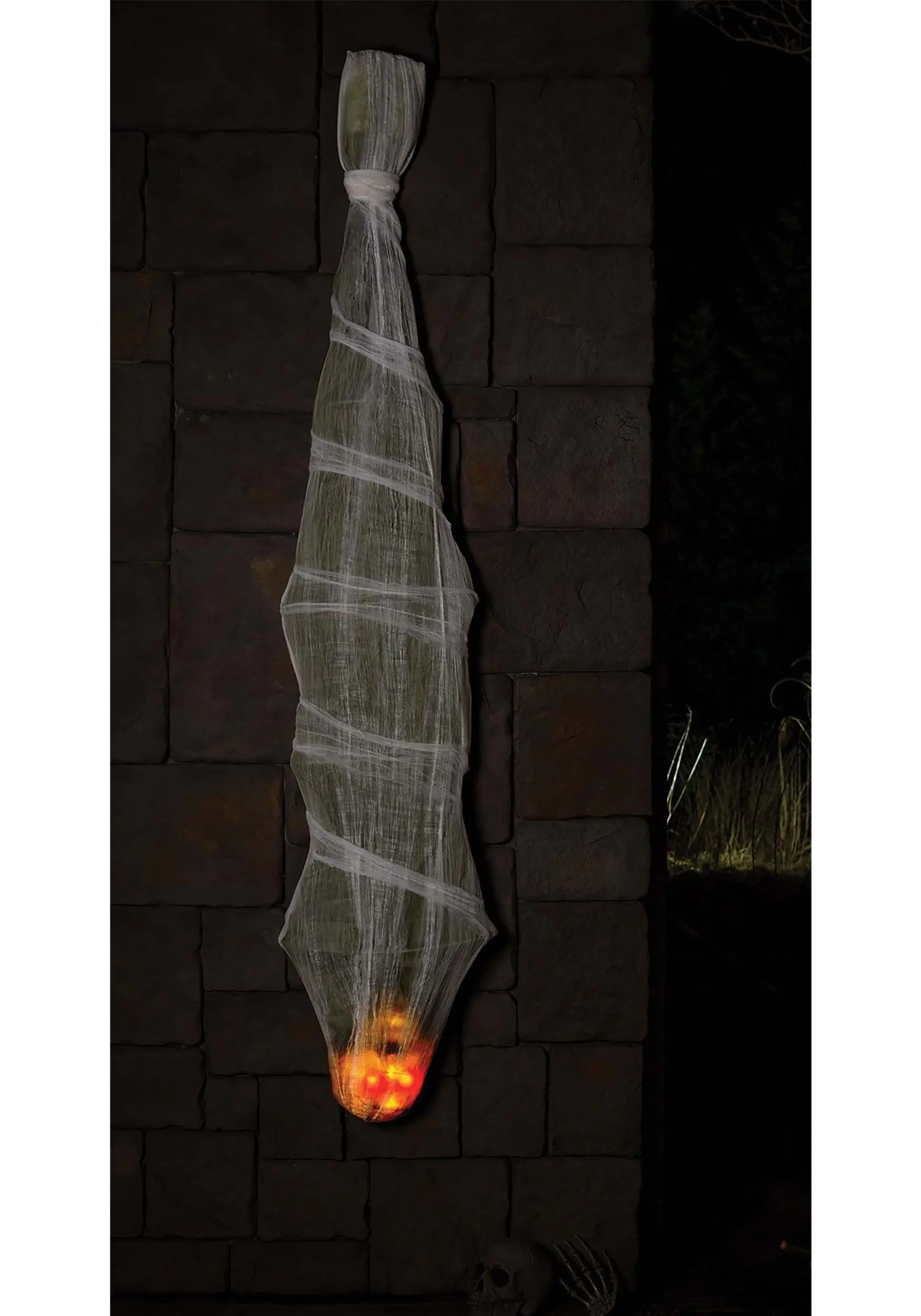 Fun World 6 Foot Light Up Cocoon Corpse Halloween Prop 4 Fun World 6 Foot Light Up Cocoon Corpse Halloween Prop - Image 2
