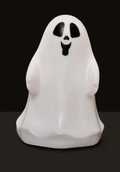 Fun World 6-Inch Flaming Ghost Light Decoration