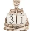 Transpac 6" Frightful Skeleton Halloween Countdown Figure Decoration