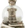 K&K Interiors 6" Skeleton Water Globe With Glitter RIP Tombstone 2 K&K Interiors 6" Skeleton Water Globe With Glitter RIP Tombstone -Skeletons And Skulls Sales Shop 6 inch skeleton water globe with rip tombstone