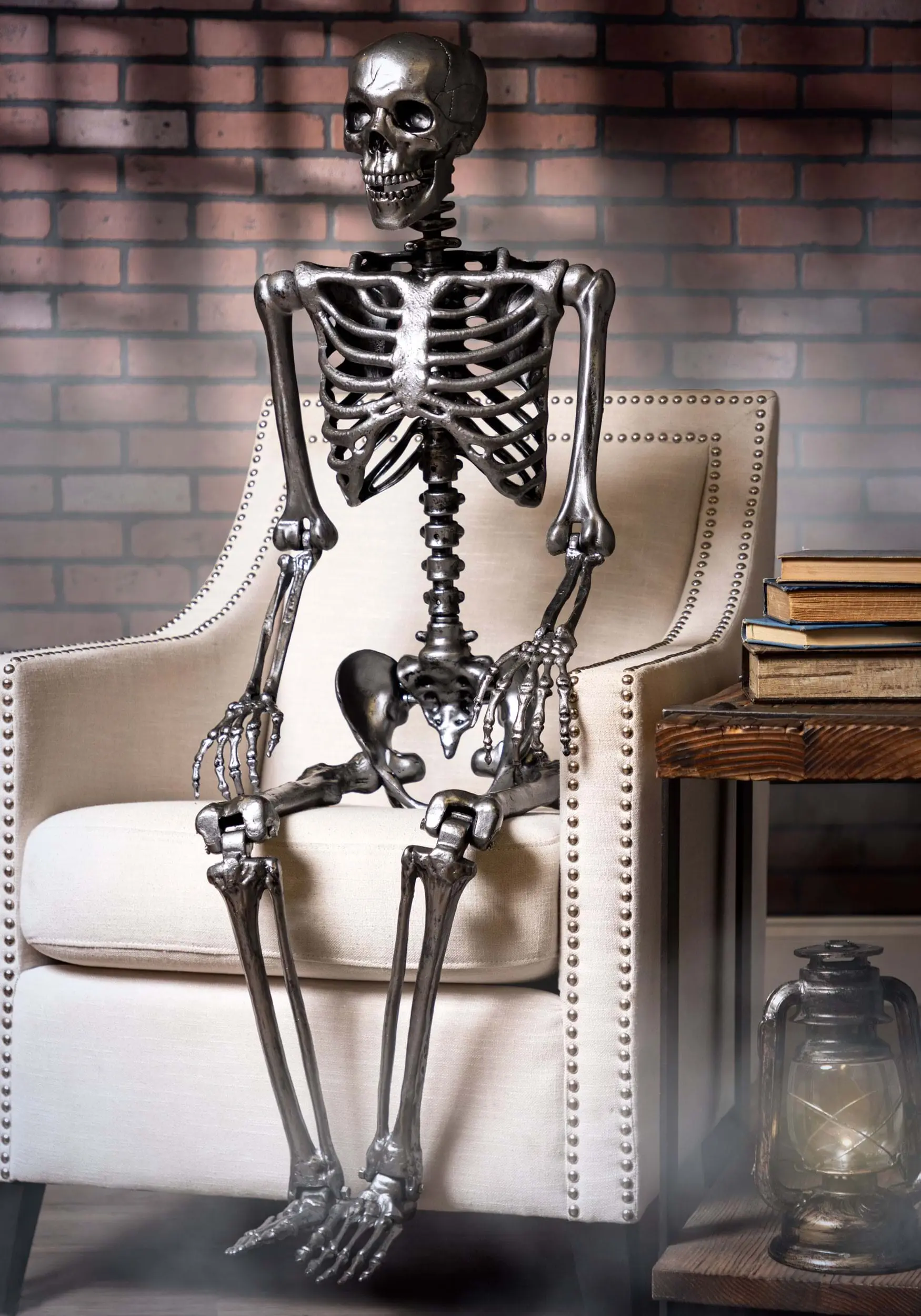 Seasons (HK) Ltd. 60" Gun Metal Life Size Posable Skeleton Prop 3 Seasons (HK) Ltd. 60" Gun Metal Life Size Posable Skeleton Prop