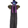 Sunstar Industries 67 Inch Hanging Light Up Black Witch Decoration