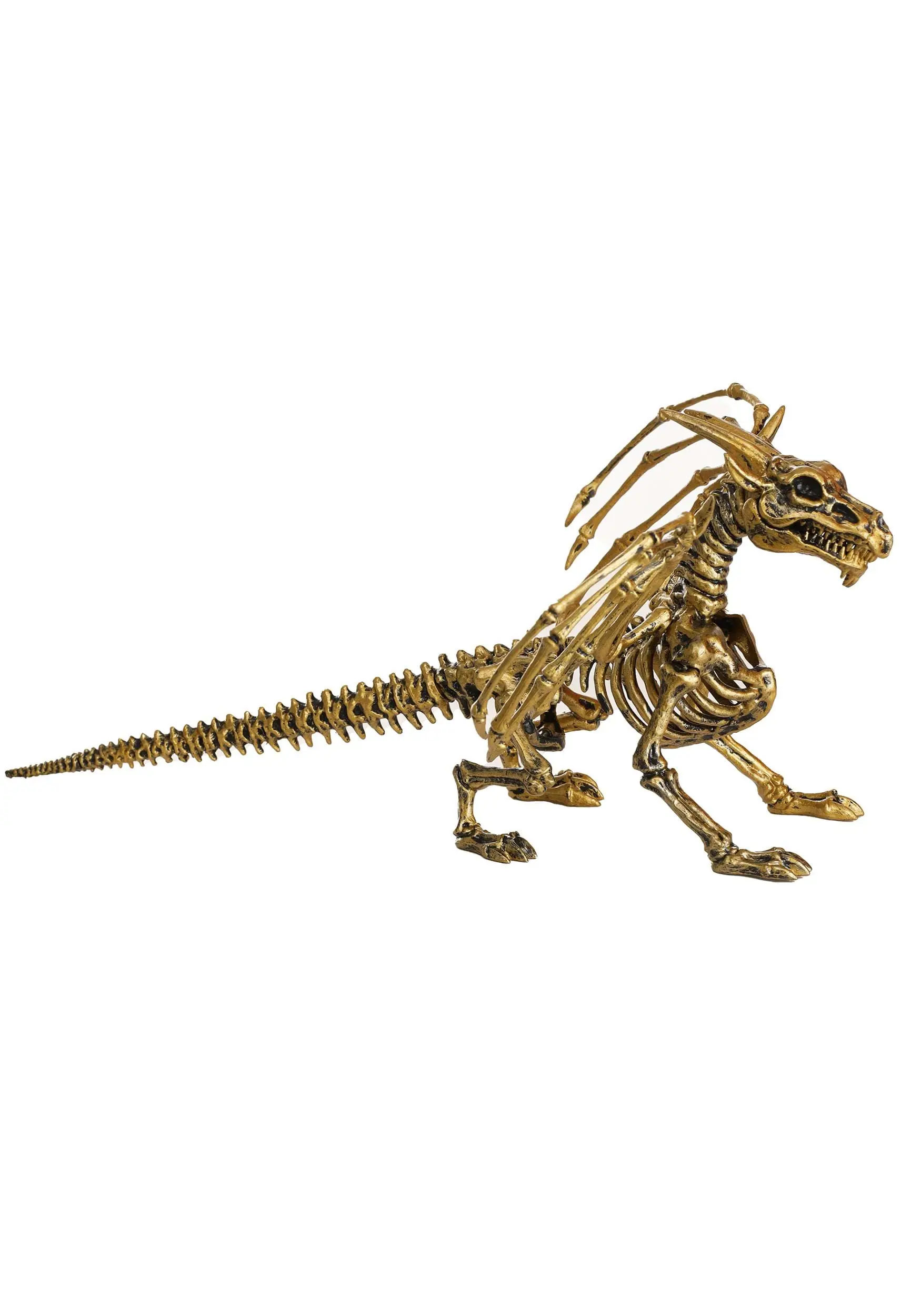 Seasons (HK) Ltd. Gold 7" Skeleton Dragon Prop 4 Seasons (HK) Ltd. Gold 7" Skeleton Dragon Prop - Image 2