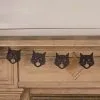 Bethany Lowe Designs 72" Glittered Scaredy Cat Silhouette Garland Decoration