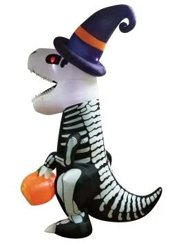 Joyin 8FT Inflatable Skeleton T Rex Decoration -Skeletons And Skulls Sales Shop 8 foot inflatable skeleton t rex decoration alt 1
