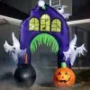Mars Hill Ghostly Castle Arch Inflatable 9 Foot Decoration 1 Mars Hill Ghostly Castle Arch Inflatable 9 Foot Decoration -Skeletons And Skulls Sales Shop 9 ft ghostly castle arch inflatable decoration 0