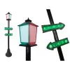 Funny Fashions 92-Inch Street Light With Lights And Sound Decoration