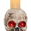 Seasonal Visions International, Ltd. Ancient Skull Candle Halloween Decoration -Skeletons And Skulls Sales Shop ancient skull candle decoration