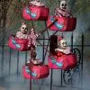 Morris Costumes Animatronic Evil Clown Ferris Wheel Halloween Decoration