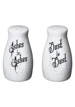 Alchemy Of England Ashes To Ashes & Dust To Dust Salt And Pepper Shakers