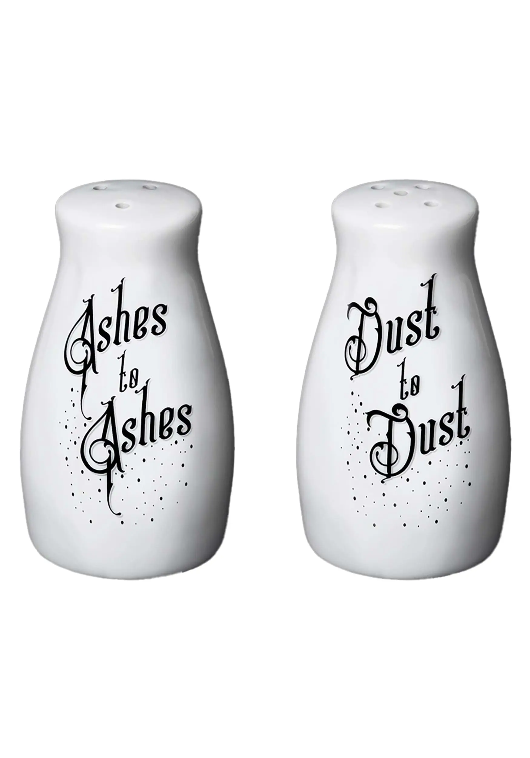 Alchemy Of England Ashes To Ashes & Dust To Dust Salt And Pepper Shakers 3 Alchemy Of England Ashes To Ashes & Dust To Dust Salt And Pepper Shakers