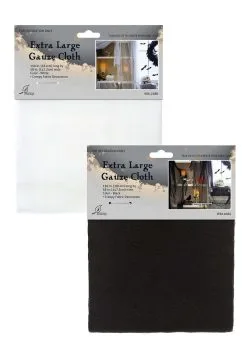 Seasons (HK) Ltd. Extra Large Black And White Gauze Cloth Decoration Set