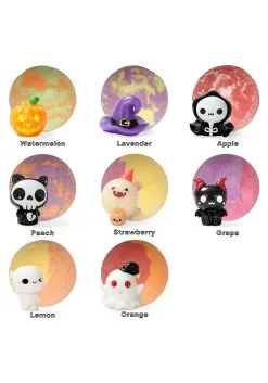 Joyin Bath Bomb With Halloween Toys, 8 Pieces -Skeletons And Skulls Sales Shop bath bomb with halloween toys 8 pcs alt 1