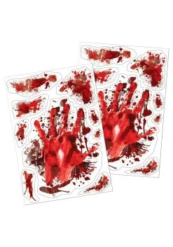 Beistle Splattered Blood Window Decoration Clings