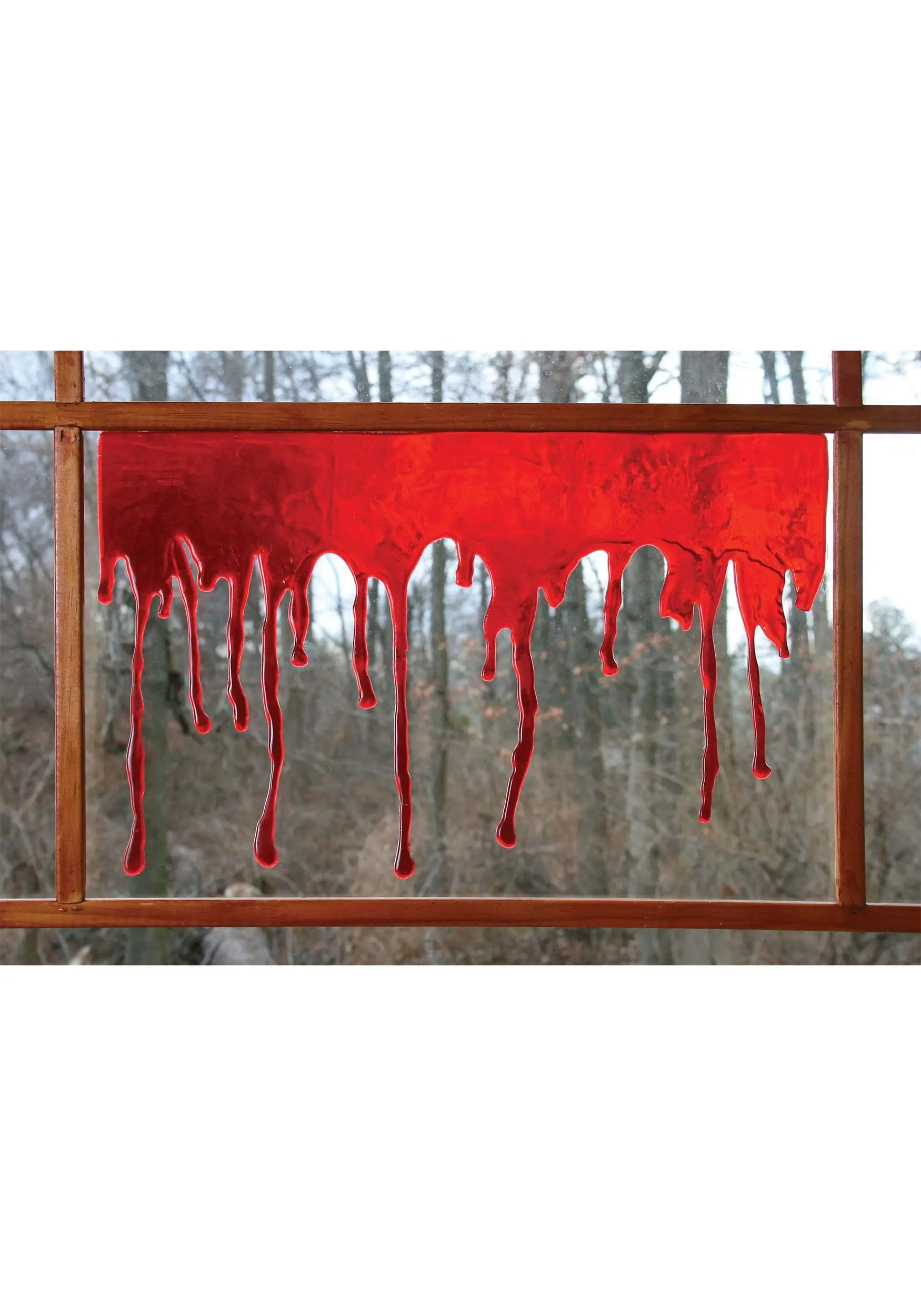 Fun World Blood Splatter Window Clings Halloween Decoration 5 Fun World Blood Splatter Window Clings Halloween Decoration - Image 3
