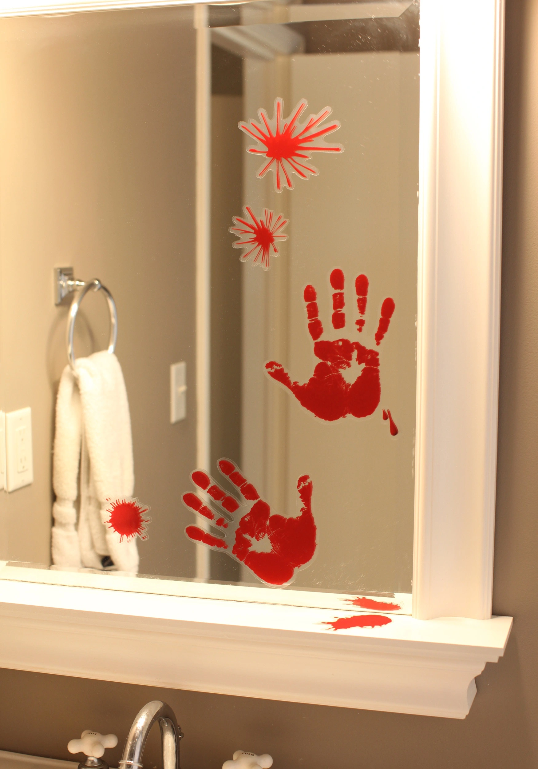 Beistle Bloody Handprint 3 Beistle Bloody Handprint