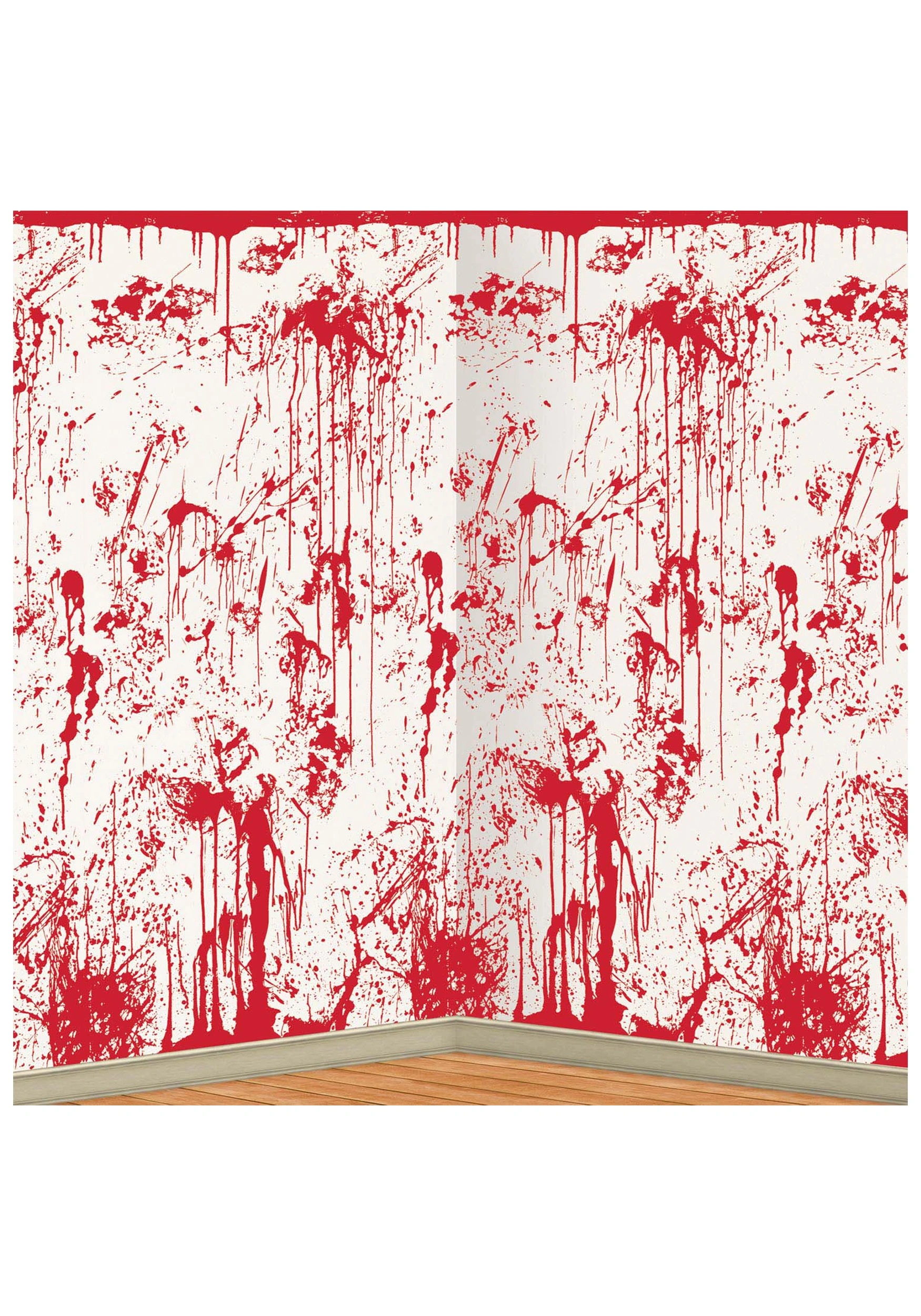 Beistle Bloody Wall Backdrop Decoration 3 Beistle Bloody Wall Backdrop Decoration