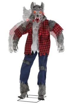 YuanChao Toy Factory Classic Animated Werewolf Halloween Decoration -Skeletons And Skulls Sales Shop classic werewolf halloween decoration alt 6