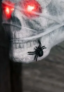 Yihai Cocoon Skull With Red Light Decoration -Skeletons And Skulls Sales Shop cocoon skull w red light alt 2