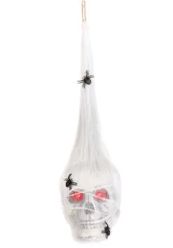 Yihai Cocoon Skull With Red Light Decoration -Skeletons And Skulls Sales Shop cocoon skull w red light alt 4