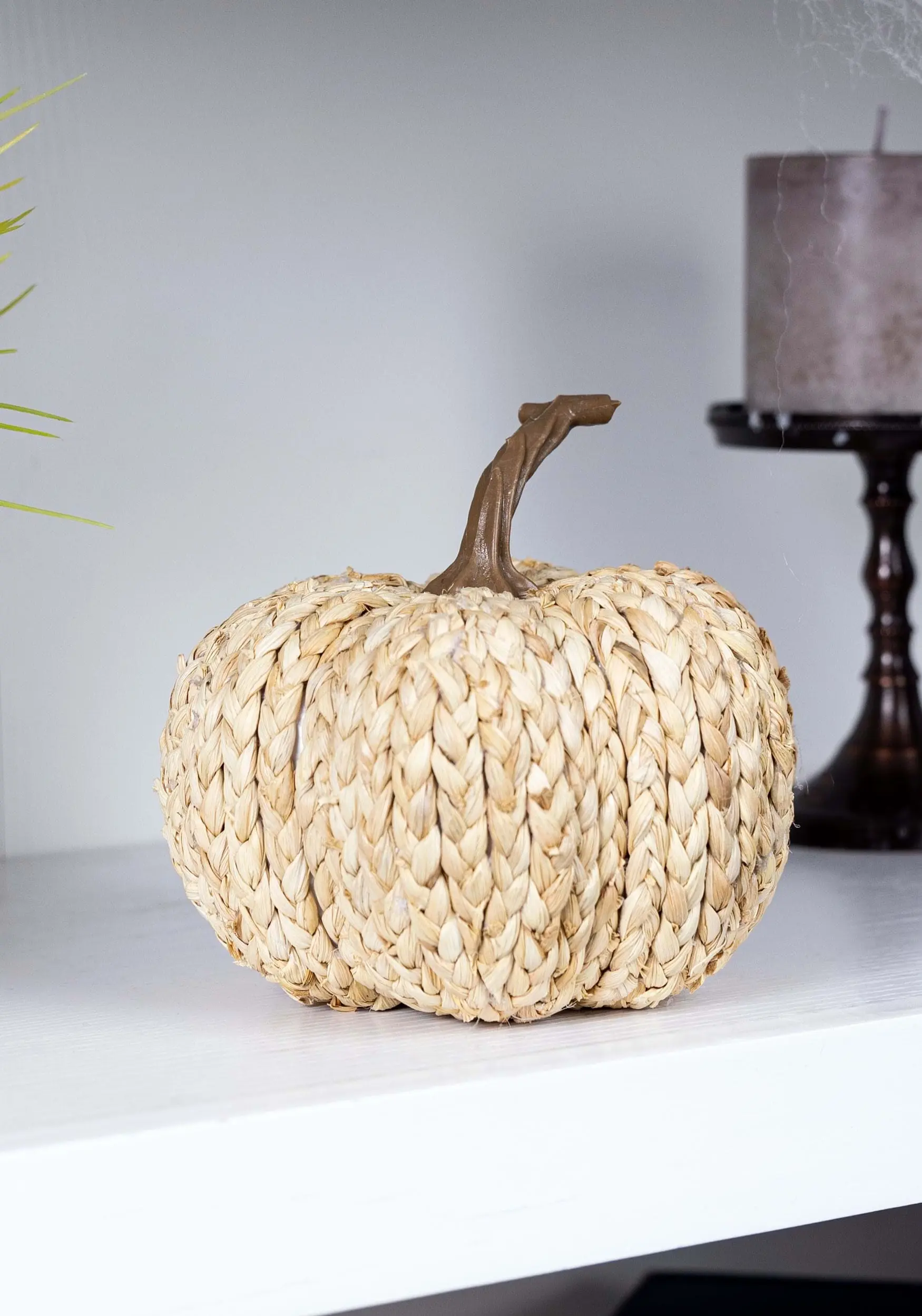 Yihai White Cornpeel Pumpkin Decoration 3 Yihai White Cornpeel Pumpkin Decoration