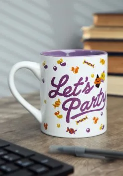 Silver Buffalo Mickey And Minnie Mouse Let's Party Disney Halloween Mug -Skeletons And Skulls Sales Shop disney halloween mickey minnie lets party mug alt 2