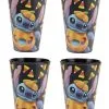 Zrike Brands Adult Disney Stitch Jack O'Lantern Black Tumblers Set Of 4