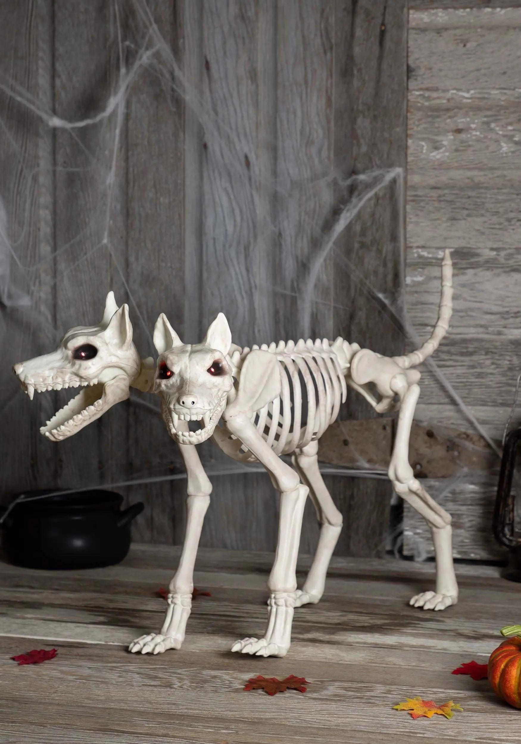Seasons (HK) Ltd. Double Trouble Skeleton Doberman Decoration 3 Seasons (HK) Ltd. Double Trouble Skeleton Doberman Decoration