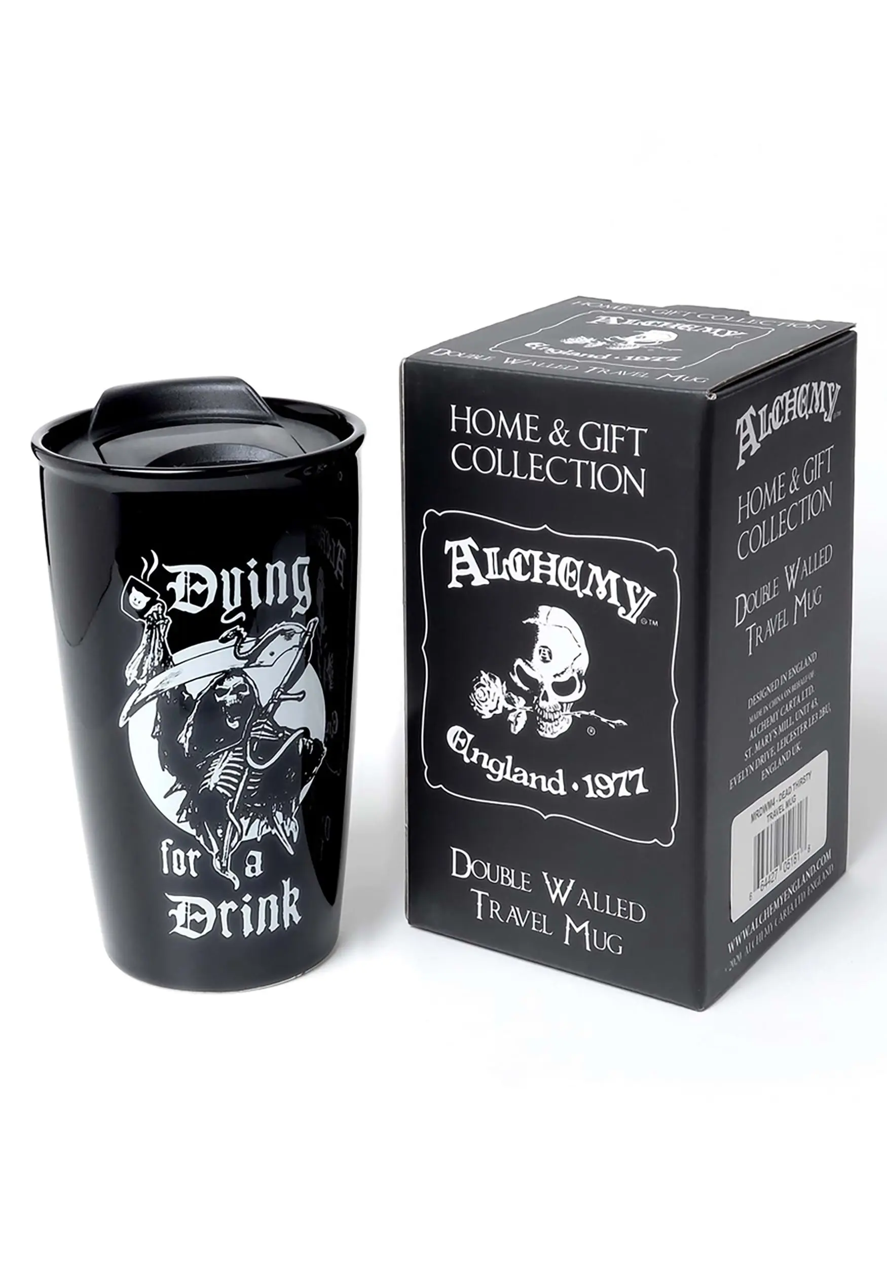 Alchemy Of England Dying For A Drink Double Walled Travel Mug 4 Alchemy Of England Dying For A Drink Double Walled Travel Mug - Image 2