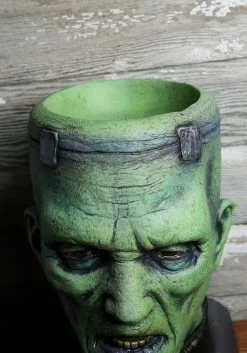 Distortions Frankenstein Monster Halloween Treat Bowl 7 Distortions Frankenstein Monster Halloween Treat Bowl -Skeletons And Skulls Sales Shop frankenstein monster treat bowl alt 1